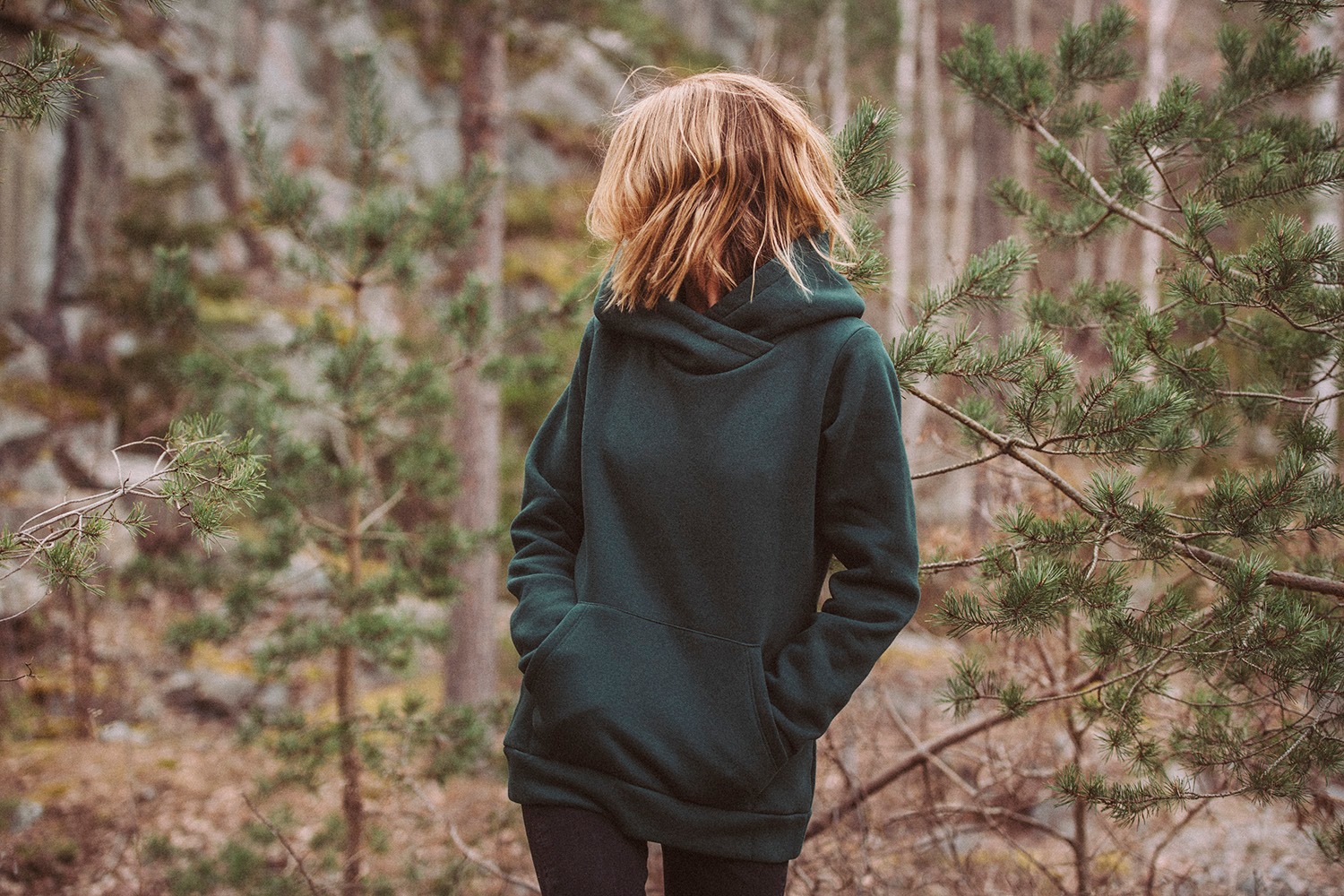 BLUZA MIĘDZYMIASTOWA deep forest
