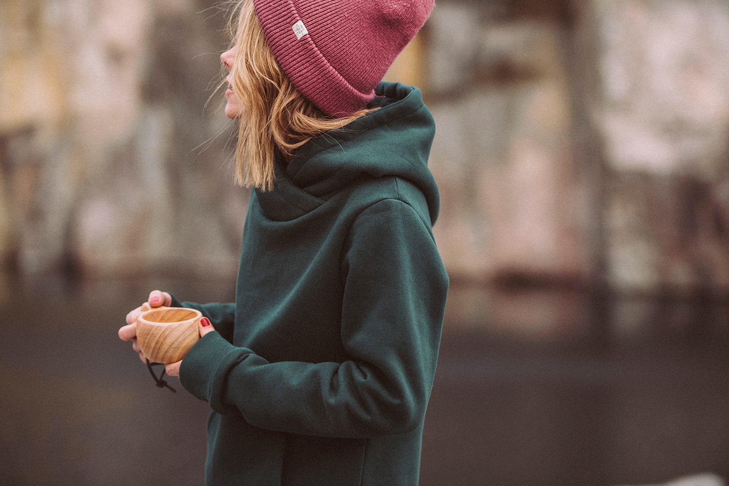 BLUZA MIĘDZYMIASTOWA deep forest