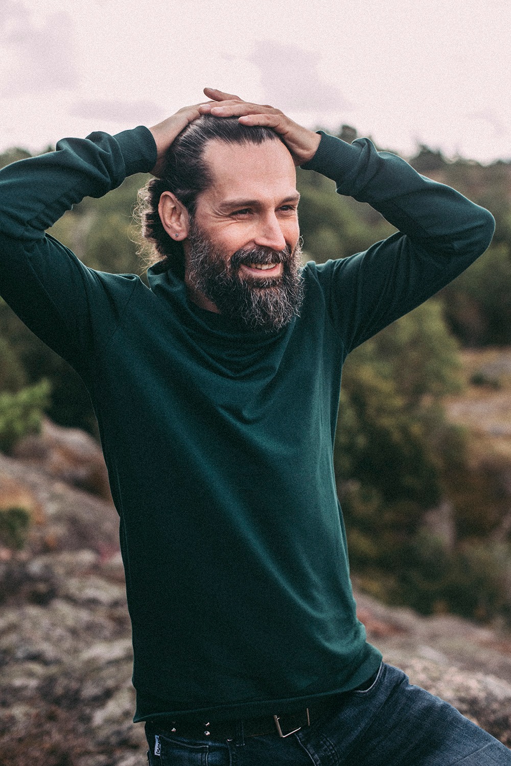 BLUZA MĘSKA RZECZ deep forest rozm. S (brak skaz, ostatnie sztuki)
