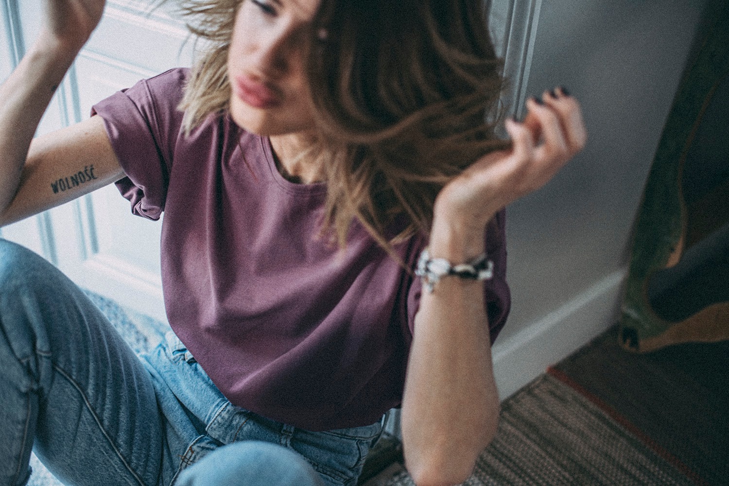 TSHIRT SIMPLICITEE smokey roses
