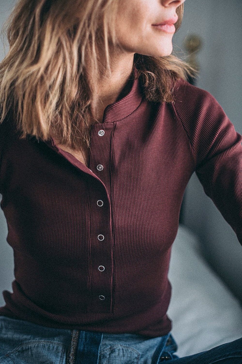 BY THE WAY LONGSLEEVE wine
