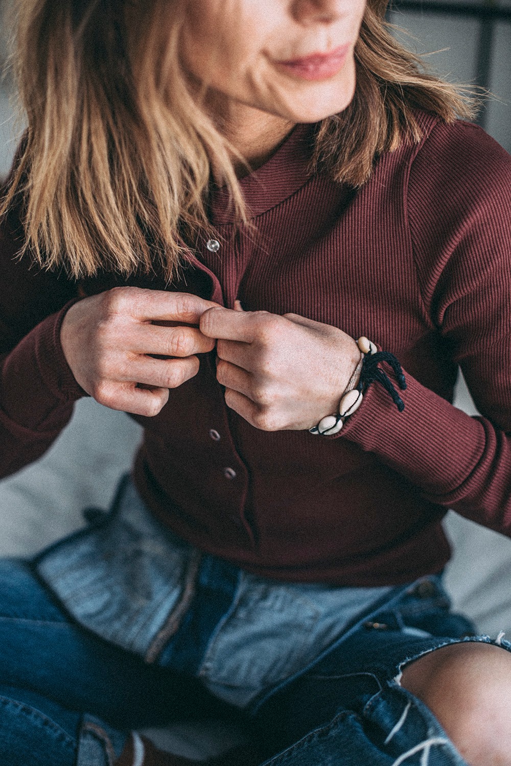 BY THE WAY LONGSLEEVE wine