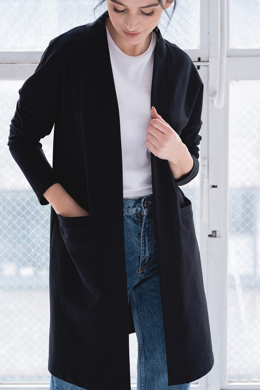 KARDIGAN THIS IS IT black rozm. S, M, L (ostatnie sztuki)
