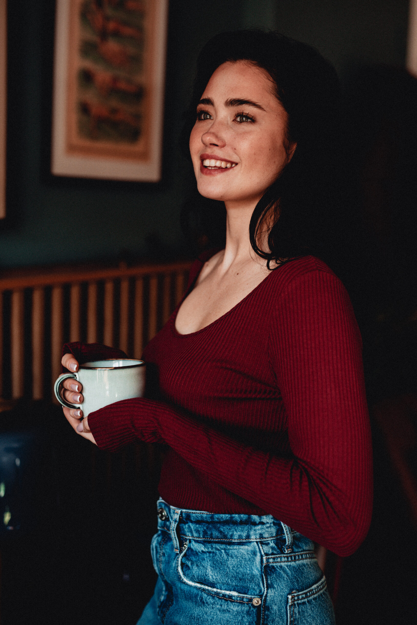 GRACE LONGSLEEVE bordeux wine rozm. S i M (brak skaz, ostatnie sztuki)