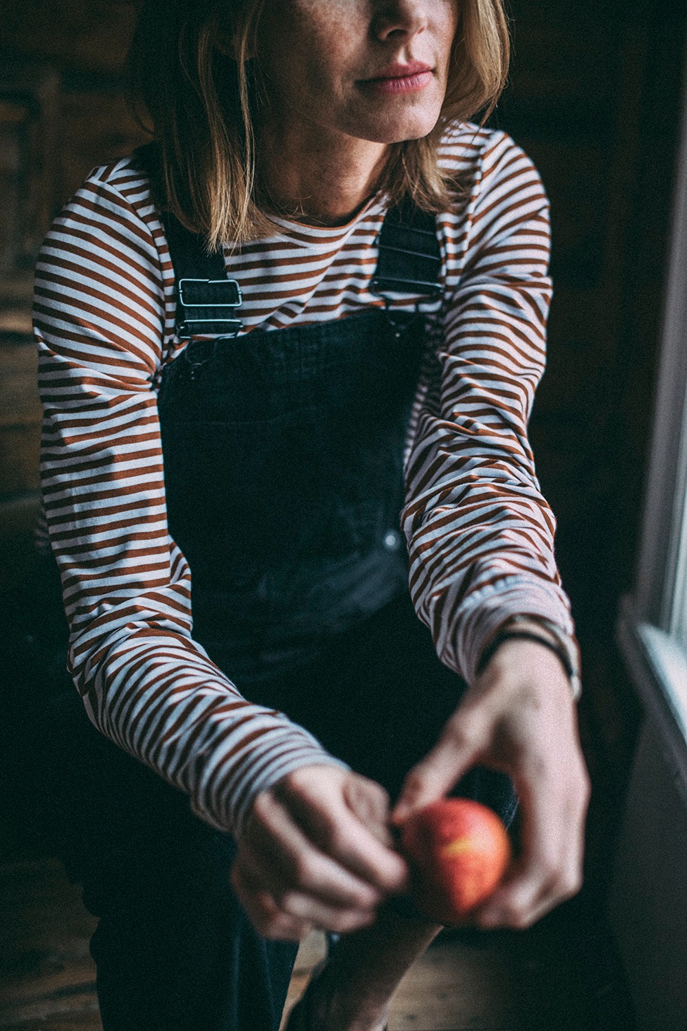 MORNING OUT LONGSLEEVE XS, S, M, L caramel stripes (brak skaz, ostatnie sztuki)