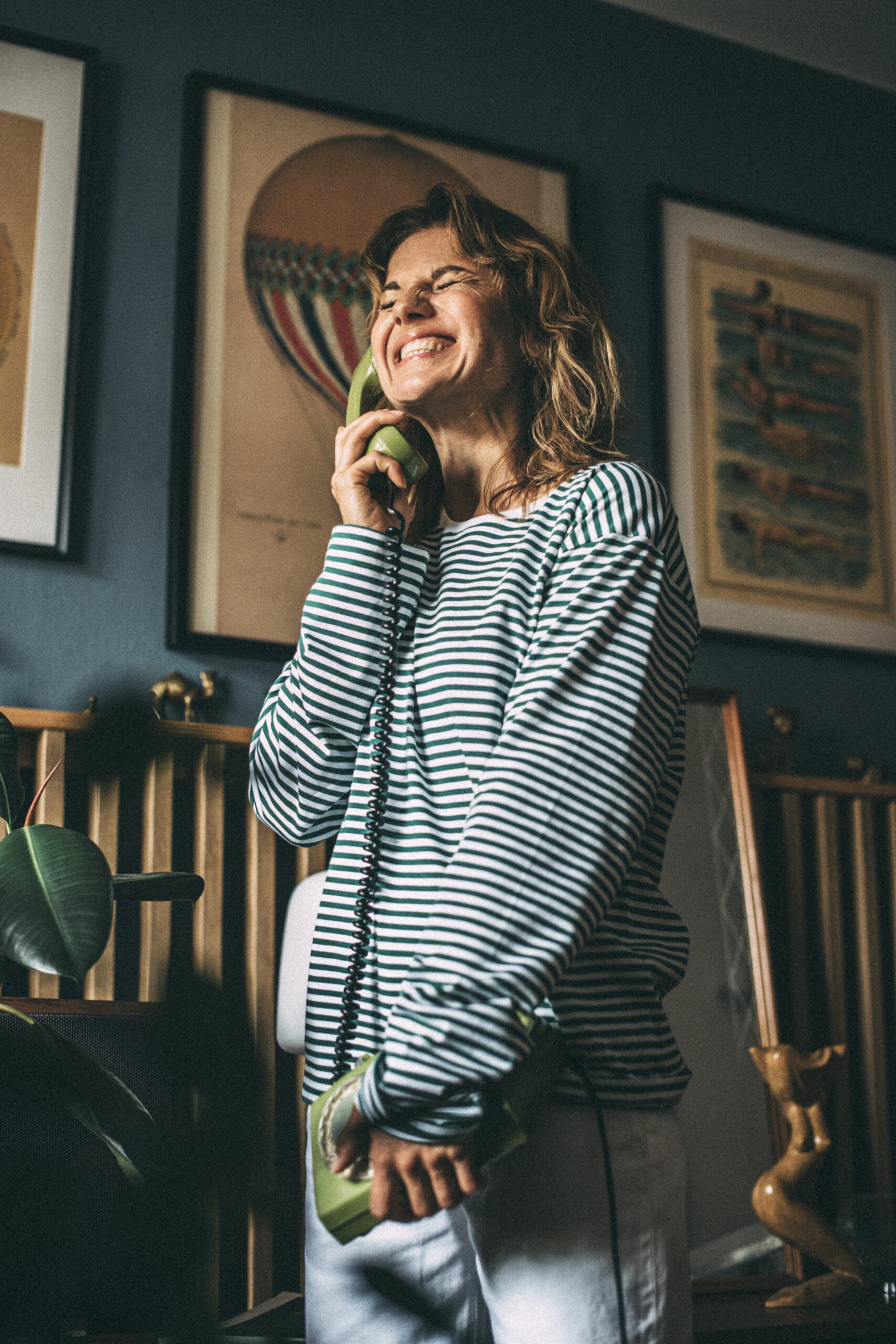FEEL FREE LONGSLEEVE green stripes rozm. XS, S (ostatnie sztuki)
