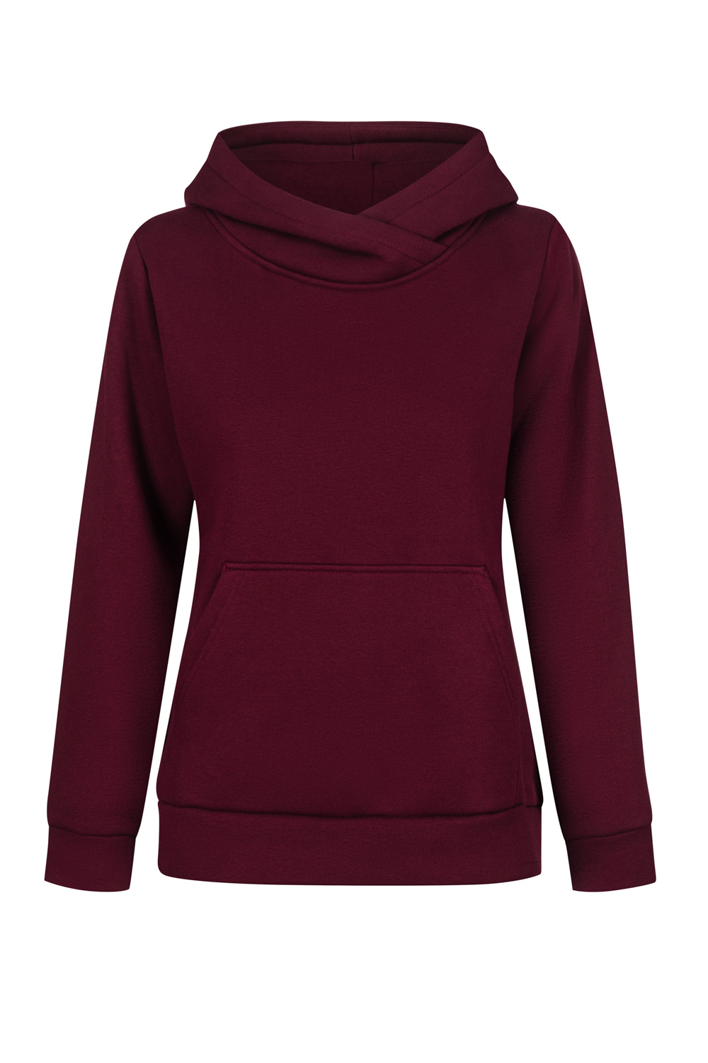 BLUZA MIĘDZYMIASTOWA wine bordeaux rozm. S (ostatnie sztuki)