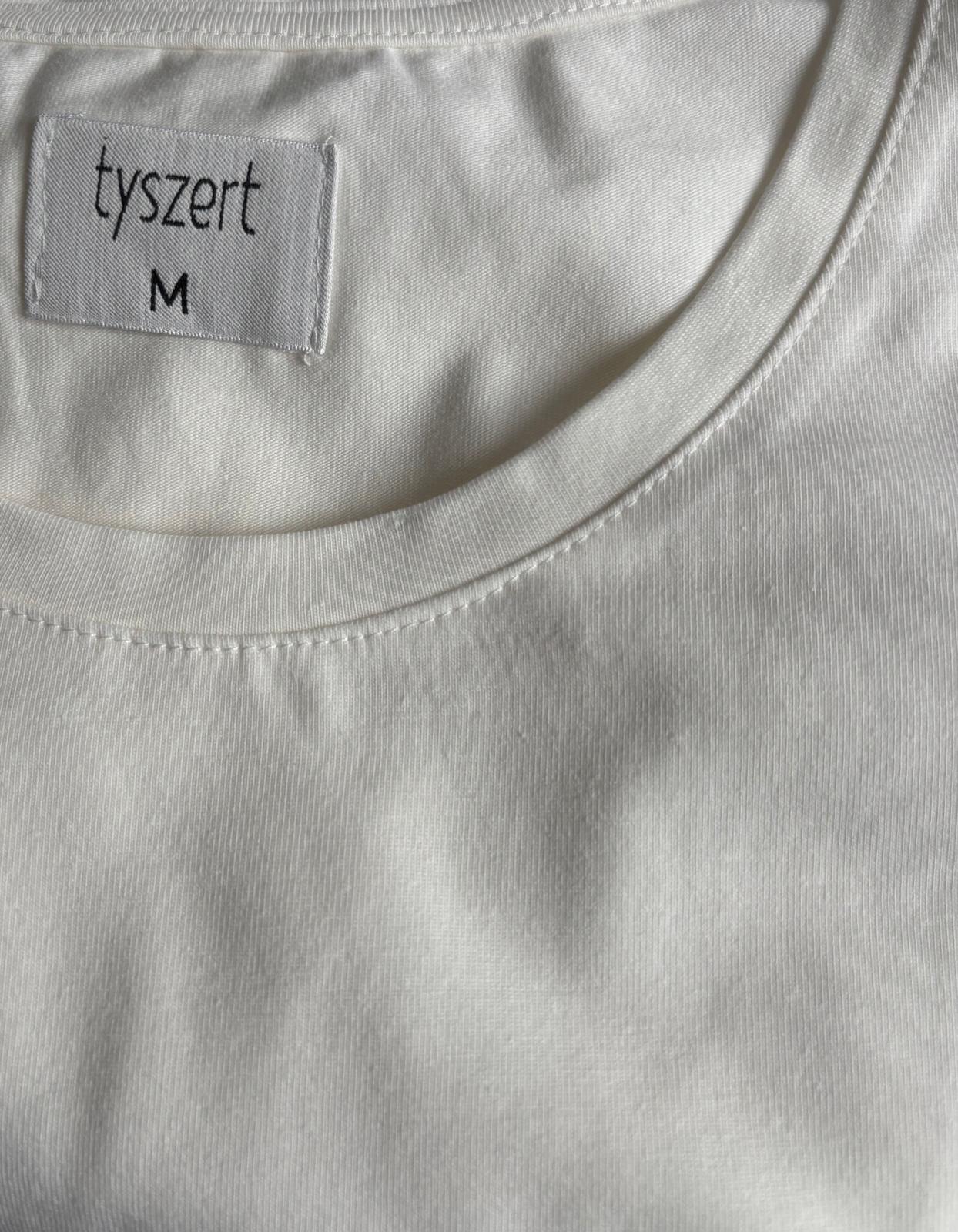 TAKE IT EASY LONGSLEEVE cream white rozm. M (skaza dzianiny)