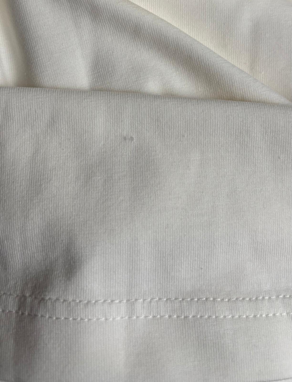 TAKE IT EASY LONGSLEEVE cream white rozm. M (skaza dzianiny)