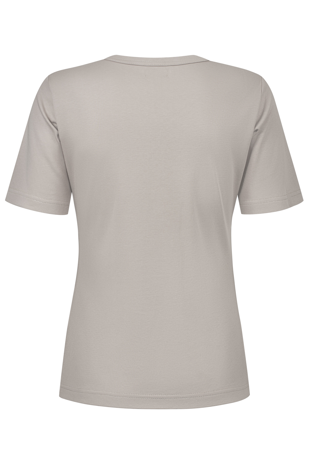 TEE TIME dopasowany T-shirt nude