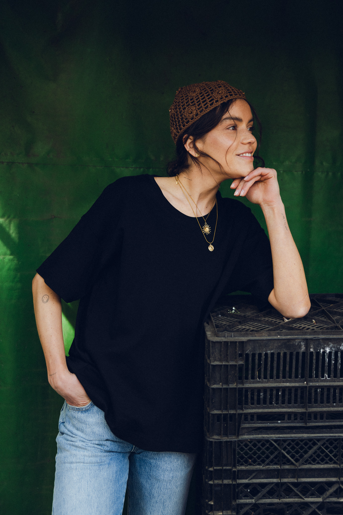 ZOSIA Tshirt oversize czerń