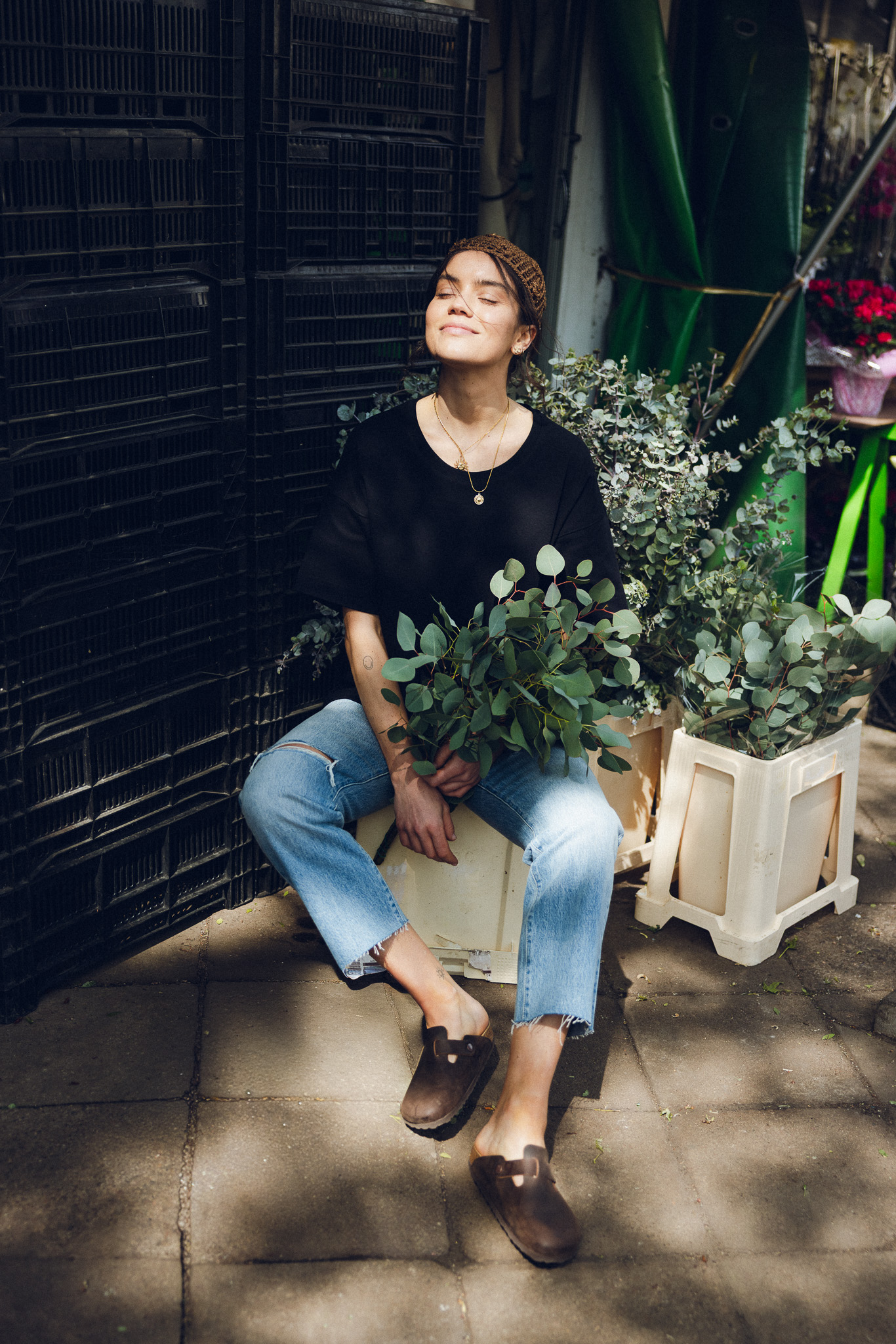 ZOSIA Tshirt oversize czerń